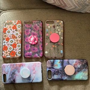 IPhone 7 Plus cases, one is Luxy Lemon charging